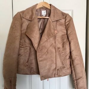LC Lauren Conrad Suede Jacket Sz 8